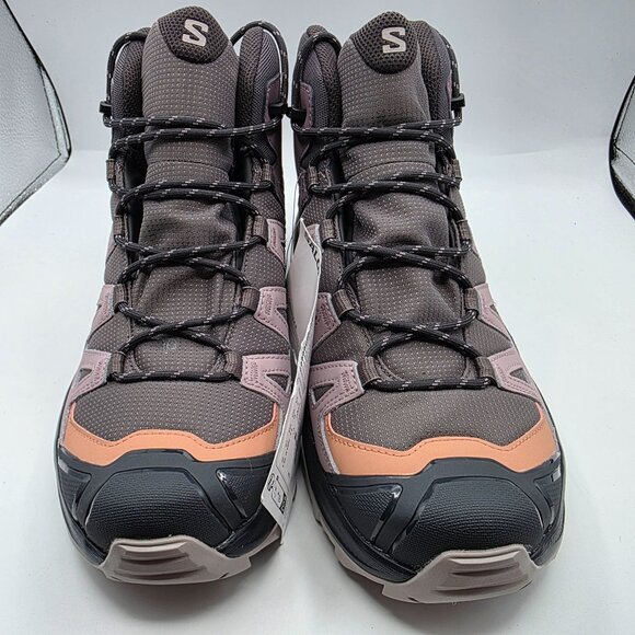 Salomon X Ultra 360 Mid CSWP Womens Size 9.5 Purple Waterproof Hiking Shoes - Picture 2 of 13